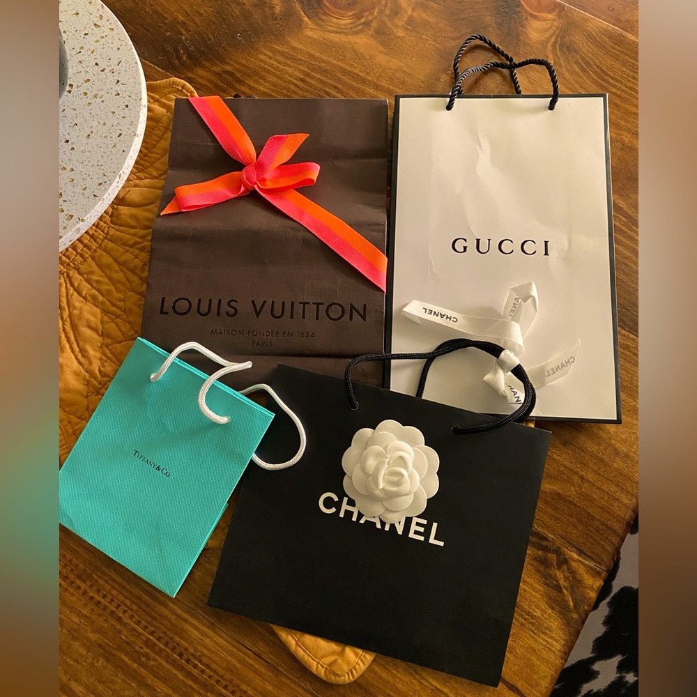 Designer gift wrap bag lot